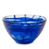 Kosta Boda Contrast Small Bowl In Blue