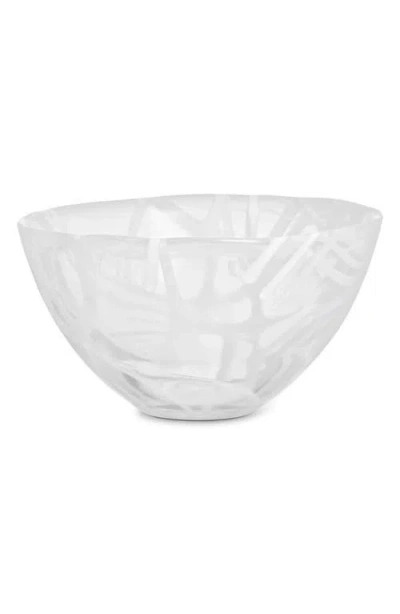 Kosta Boda Contrast Small Bowl In White