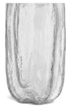 Kosta Boda Crackle Extralarge Vase In Clear