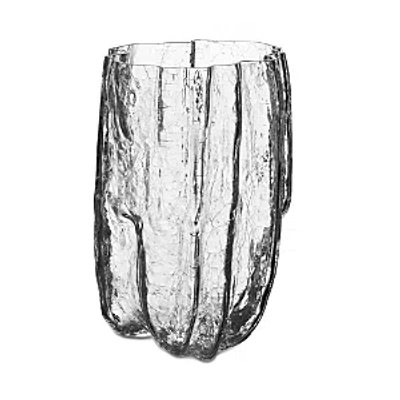Kosta Boda Crackle Vase In Clear