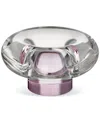 Kosta Boda Crystal Orion Votive Candle Holder In Pink