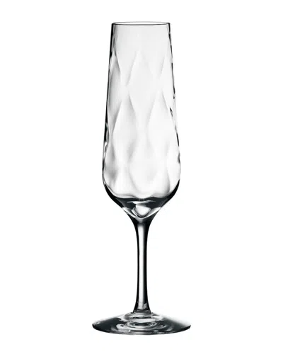 Kosta Boda Dizzy Diamond Flute In Transparent