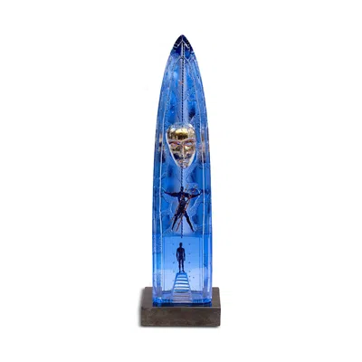 Kosta Boda First Step Limited Edition Figurine In Blue
