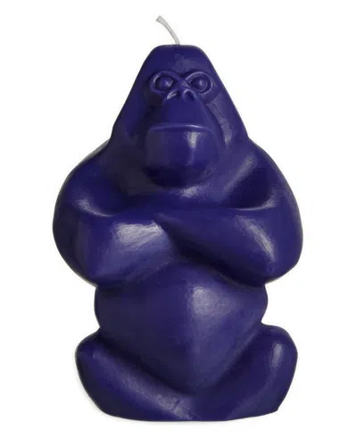 Kosta Boda Gabba Gabba Candle In Blue