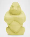 Kosta Boda Gabba Gabba Hey Glass Sculpture In Yellow