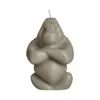 Kosta Boda Gabba Gabba Hey Candle, 9.6 Oz. In Gray