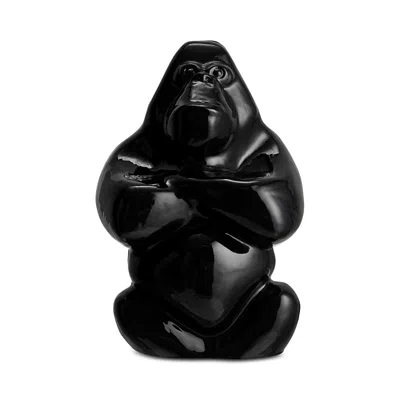 Kosta Boda Gabba Gabba Hey Glass Sculpture In Black