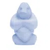 Kosta Boda Gabba Gabba Hey Glass Sculpture In Turquoise