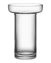 Kosta Boda Orrefors Limelight Lead Crystal Rose Vase In Transparent