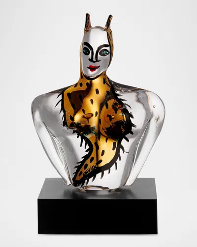 Kosta Boda House God, 2023 Decorative Object By Ulrica Hydman-vallien, Limited Edition In Multi