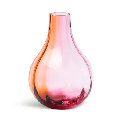 Kosta Boda Iris Vase In Orange