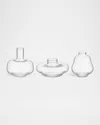 Kosta Boda Kappa Set Of 3 Mini Vases In Clear