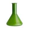 Kosta Boda Lab Measuring Flask Vase In Green