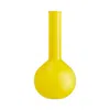 Kosta Boda Lab Round Flask Vase In Yellow