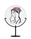 Kosta Boda Lady Hat With Stand