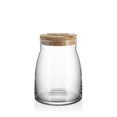 Kosta Boda Large Bruk Jar In Transparent