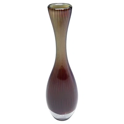 Pre-owned Kosta Boda Large Colora Vase By Vicke Lindstrand For Kosta 1953 In Transparent
