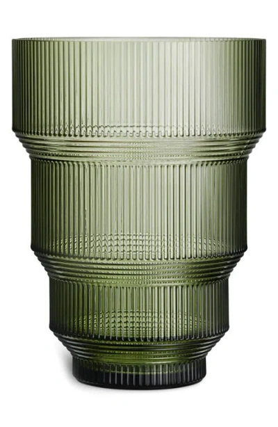 KOSTA BODA KOSTA BODA LARGE PAVILION CRYSTAL VASE