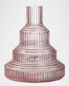 Kosta Boda Light Pink Pavilion Vase