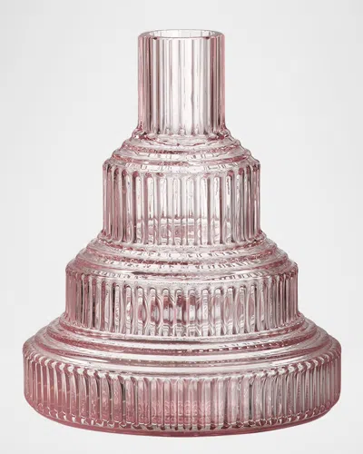 Kosta Boda Light Pink Pavilion Vase