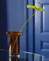 Kosta Boda Limelight Tall Vase In Amber