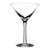 Kosta Boda Line 7.78 Oz. Lead Free Crystal Martini Glass In Silver