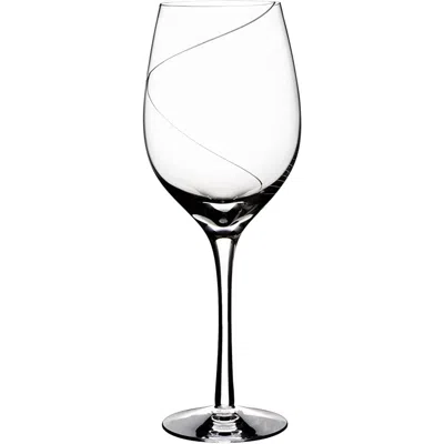 Kosta Boda Line Goblet In White