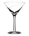 Kosta Boda Line 7.78 Oz. Lead Free Crystal Martini Glass