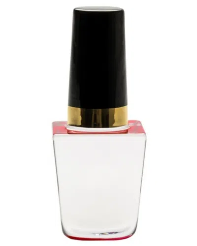 Kosta Boda Make Up Nail Polish Poppy Red Sculpture