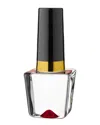 Kosta Boda Make Up Nail Polish Raspberry Large Sculpture In Red