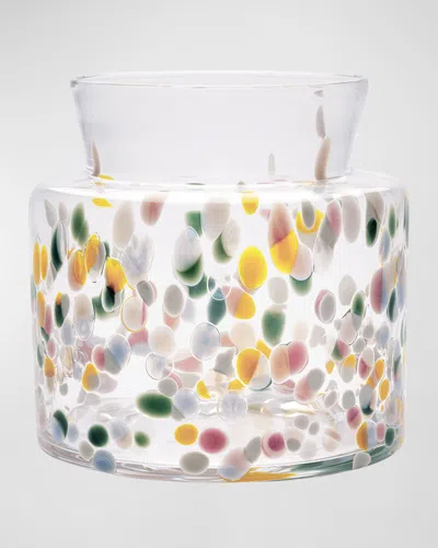 Kosta Boda Meadow Spring Vase, Wide In Multi