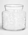 Kosta Boda Meadow Winter Vase, Wide In White