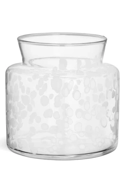 Kosta Boda Meadow Winter Wide Vase In Multi