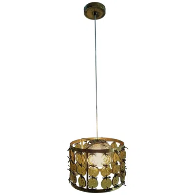 Pre-owned Kosta Boda Midcentury Pendant By Erik Höglund For , Sweden In Brown