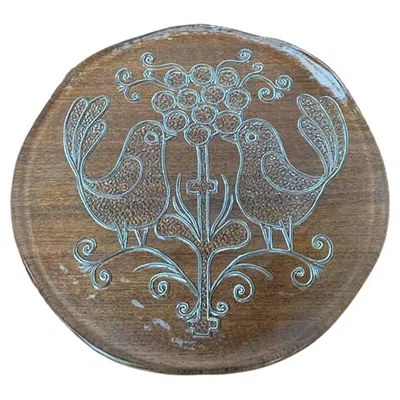 Pre-owned Kosta Boda Mid-century Swedish Glass Plate From , 1960s In Gray
