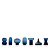 Kosta Boda Midsummer Mini Vases, Set Of 7 In Blue