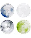 Kosta Boda Mine 8" Plate In Blue