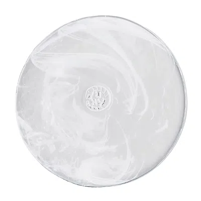 Kosta Boda Mine Plate In White