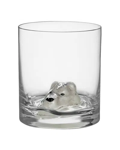Kosta Boda New Friends Tumbler Arctic Fox
