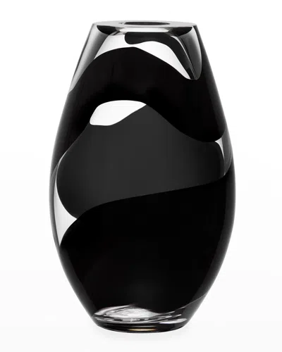 Kosta Boda Non Stop Glass Vase In Black