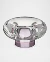 Kosta Boda Crystal Orion Votive Candle Holder In Pink
