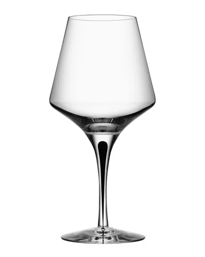Kosta Boda Orrefors Metropol Red Wine In Transparent