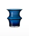 Kosta Boda Pagod Small Vase In Petrol