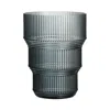 Kosta Boda Pavilion Tulip Vase, Gray