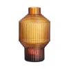 Kosta Boda Pavilion Vase, Small In Orange