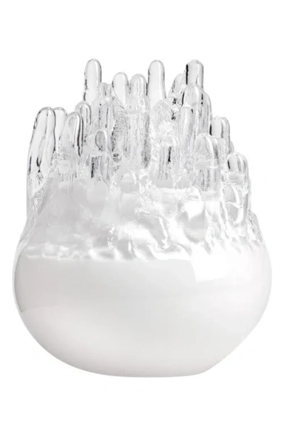 Kosta Boda Polar Large Votive Holder In White