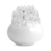 Kosta Boda Polar Medium Clear Sculpture In White