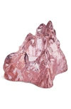 Kosta Boda The Rock Votive In Pink
