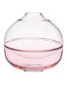 Kosta Boda Septum Vase In Pink