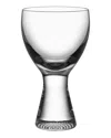 Kosta Boda Set Of 2 Limelight Wine Glasses